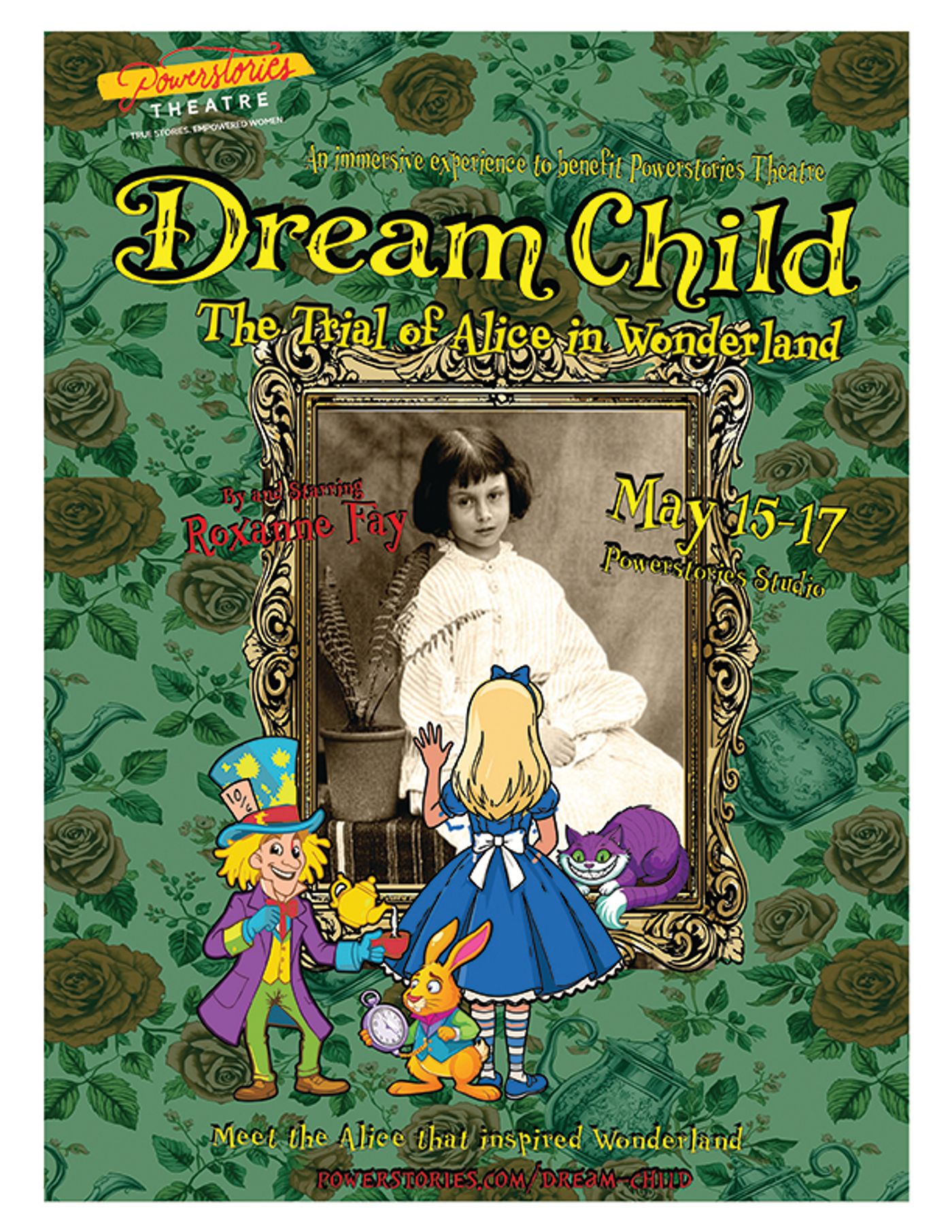 Previews: DREAM CHILD: THE TRIAL OF ALICE IN WONDERLAND at Powerstories Theatre  Image